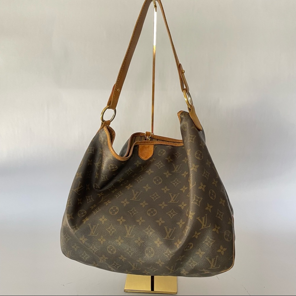 Louis Vuitton Monogram Canvas Hobo Bag in Brown